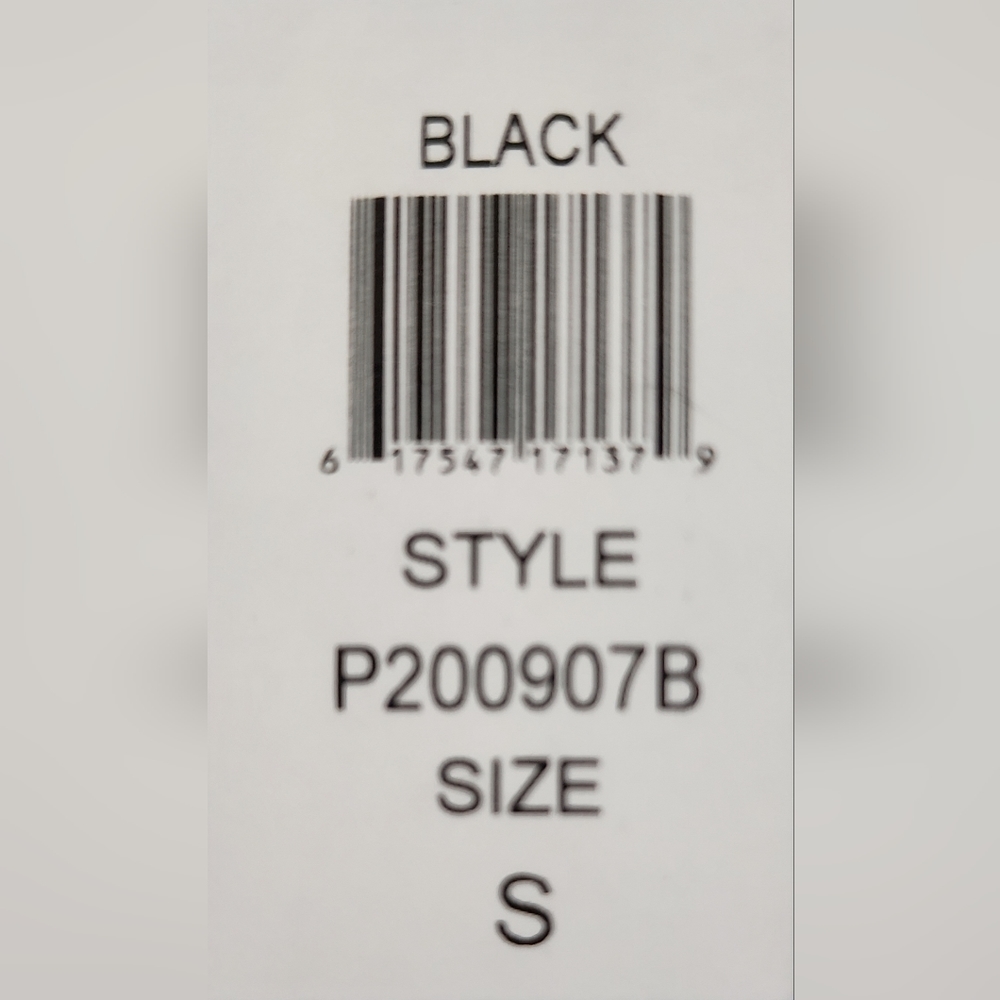 NWOT BLACK PANTS SIZE S WITH RUFFLE DETAIL ALONG THE SIDE. - Picture 2 of 6